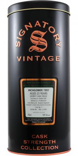 Inchgower インチガワ―23年 1997 シェリーバット 秀逸な香り SIGNATORY　　