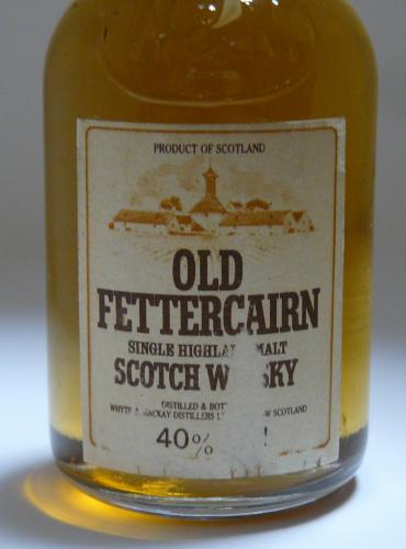 Old Fettercairn highland Malt Scotch 1980年代 ミニチュア