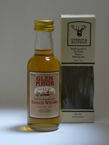 消滅蒸留所 GLEN MHOR 12年 瓶詰1994年 GM 蒸留所ラベル