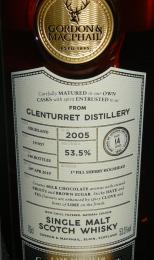 GLENTURRET 14年 2005 1st-fill sherry HHD GMCC