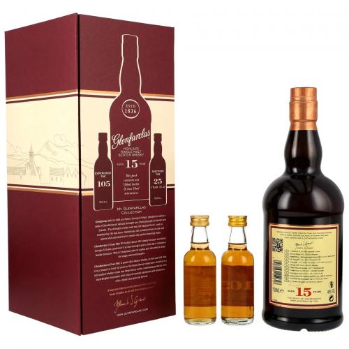 GLENFARCLAS 2026 GIFT PACK【15年、ミニチュア25年、ミニチュア105】