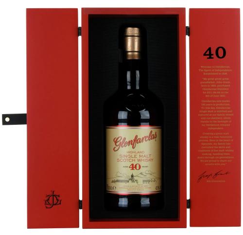 特別価格 GLENFARCLAS 40年 RED DOOR 豪華箱入 700ml