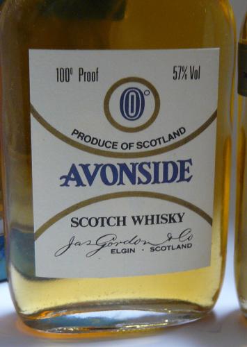 AVONSIDE  100°PROOF JAS GORDON & CO. 70年代と90年代セット