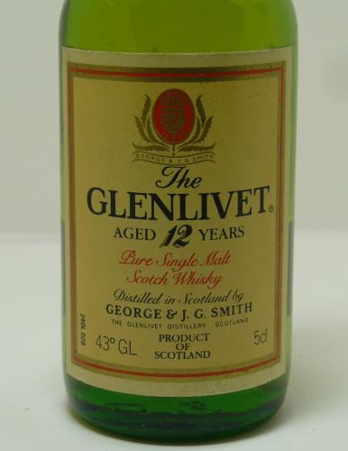 The GLENLIVET AGED 12 YEARS Pure Single Malt