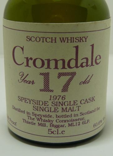 CROMDALE 17年 1976 The Whisky Connoisser BALMENACH