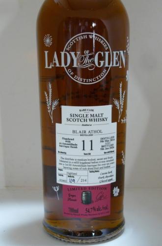BLAIR ATHOL 11年 2014 【アモンティリャードシェリー樽フィニッシュ】