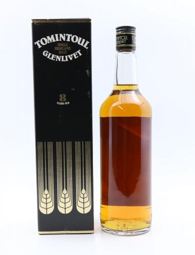 Tomintoul-Glenlivet 8年 1980年代前半 トール瓶 75cl 40% 箱入美品