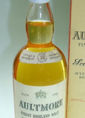 AULTMORE 8年 Finest Highland Malt Scotch 60年代 箱入貴重　