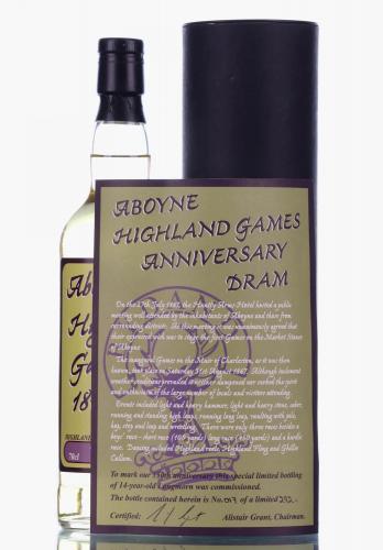 LONGMORN 14 Aboyne Highland Games 2017 Signatory