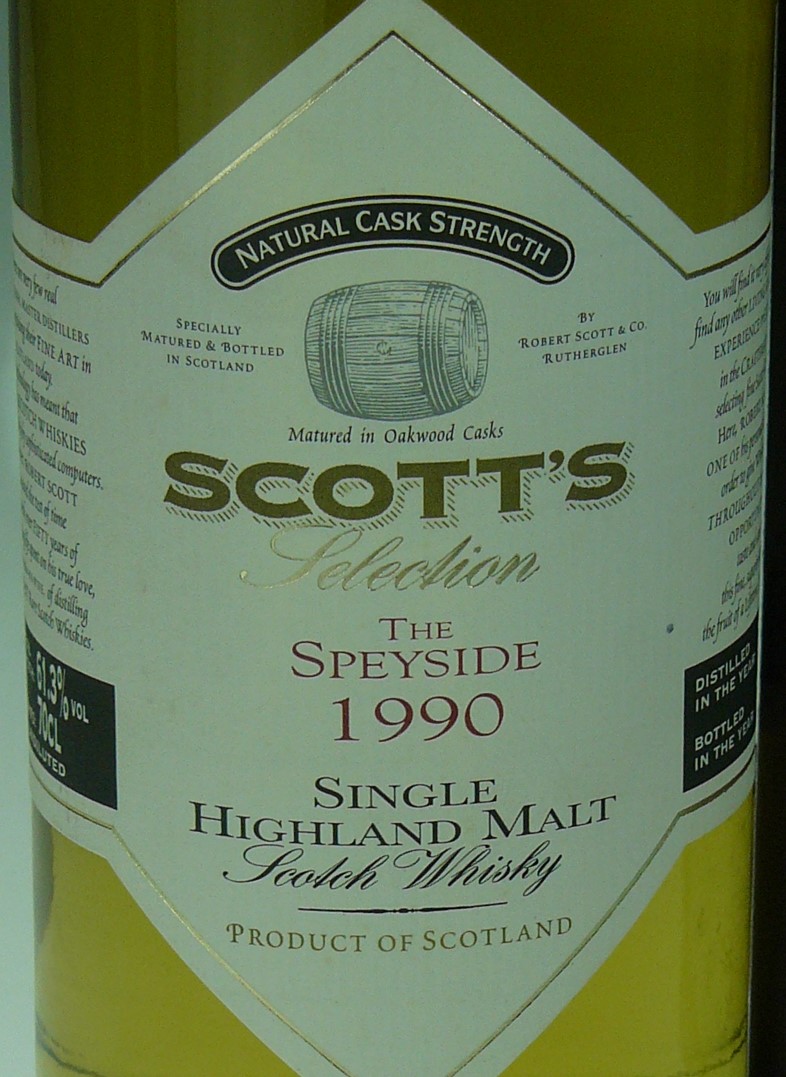 Auld River Whisky ウイスキー・オールドボトル・スコッチ・ビンテージ専門店 / Speyside スペイサイド1990 貴重な操業開始年 の蒸留原酒