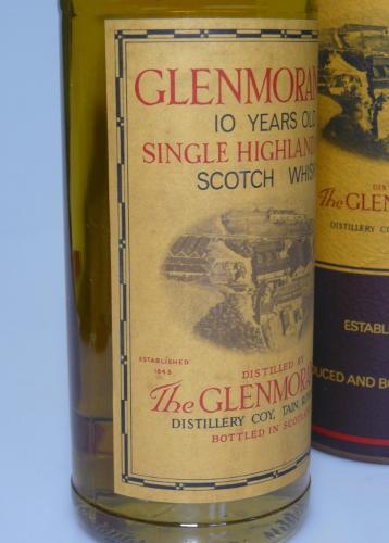 GLENMORANGIE10年 HIGHLAND MALT 表記筒 DUBAI DUTY FREE