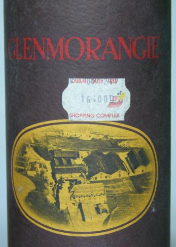 GLENMORANGIE10年 HIGHLAND MALT 表記筒 DUBAI DUTY FREE