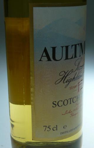 AULTMORE 12年 John & Rob Harvey 1980年代後半 英国流通品