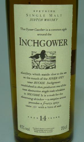Inchgower 14年 FLORA & FAUNA 花と動物 「都鳥」 UD 初期ボトル
