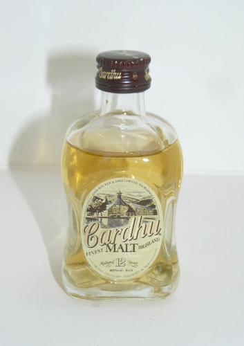 Cardhu 12年 ミニチュア FINEST HIGHLAND MALT 1980年代流通品　