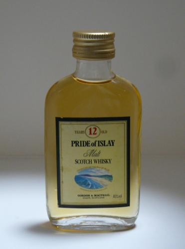 閉鎖蒸留所 アイラ・ブレンド・モルト PRIDE of ISLAY 12年 80年代フラットボトル
