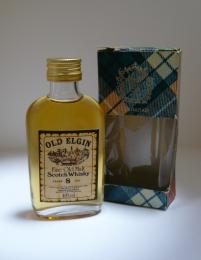 OLD ELGIN 8年 80年代 容量表記無フラットボトル リンクウッド&ロングモーン