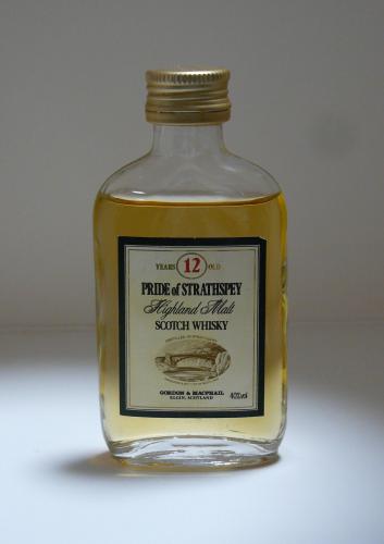 PRIDE of STRATHSPEY 12年 1980年代フラットボトル 度数表記のみ