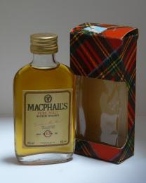 MACPHAIL'S 10年 PURE MALT 表記 1980年代流通 用量表記無 マッカラン　