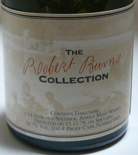 Dailuaine 14年 1979 "The Banks O'Doon" ウイスキーコノサー