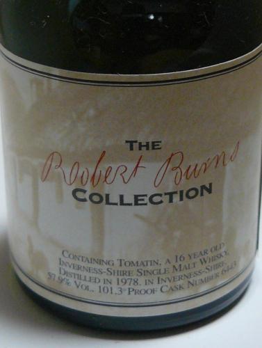 Tomatin 16年 1978"The Alloway" ウイスキーコノサー