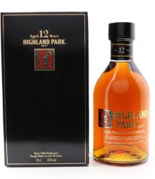 Highland Park 12年 Silk Print 1980年代前半 英国流通品