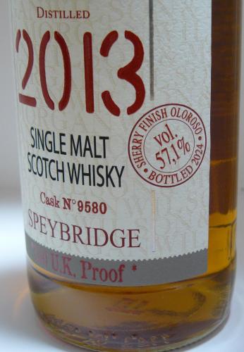 歳末セール SPEYBRIDGE Secret Craigellachie シェリーバット　
