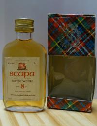 SCAPA スキャパ8年 80年代 GM蒸留所ラベル 扁平瓶