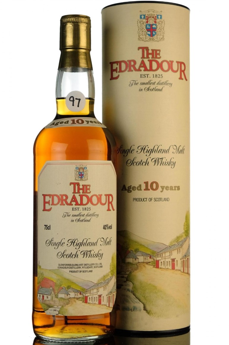 Auld River Whisky ウイスキー・オールドボトル・スコッチ・ビンテージ専門店 / Edradour エドラダワー10年  金キャップ80年代 蒸留所販売品 所長直筆署名文書付