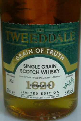 TWEEDDALE GRAIN OF TRUTH 品評会銀賞 インバーゴードン