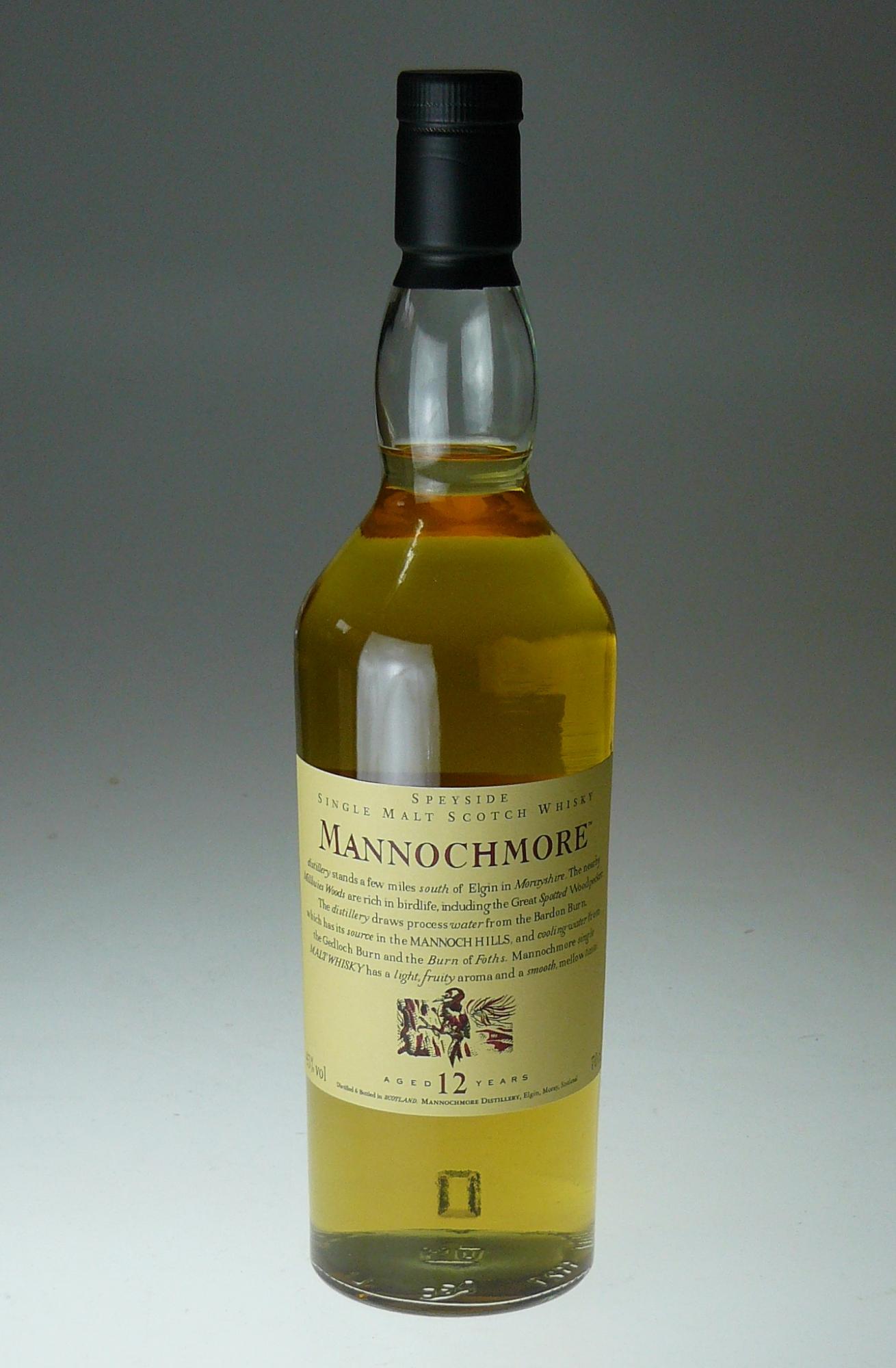 Auld River Whisky ウイスキー・オールドボトル・スコッチ・ビンテージ専門店 / Mannochmore マノックモア12年 花と動物  シリーズ (食前酒としてお薦め)
