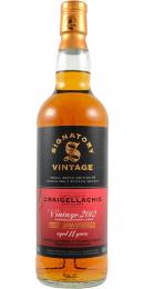 恭賀新春 CRAIGELLACHIE 11年 2012 Small Batch オロロッソシェリー樽