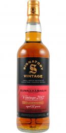 恭賀新春 BUNNAHABHAIN 11年 2012 オロロッソシェリー SIGNATORY