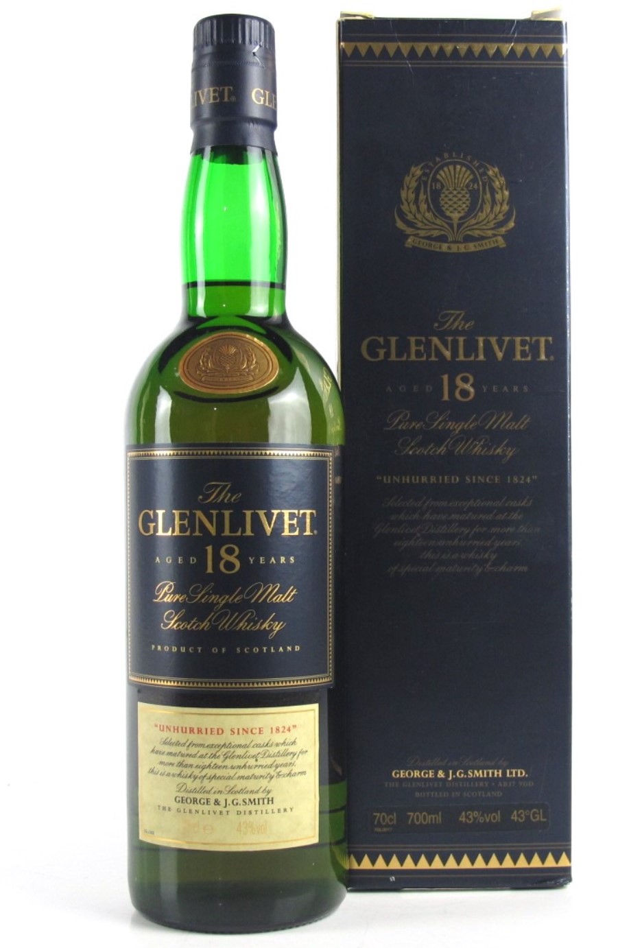 ご了承いただける方にThe GLENLIVET  18. 年 旧ラベル